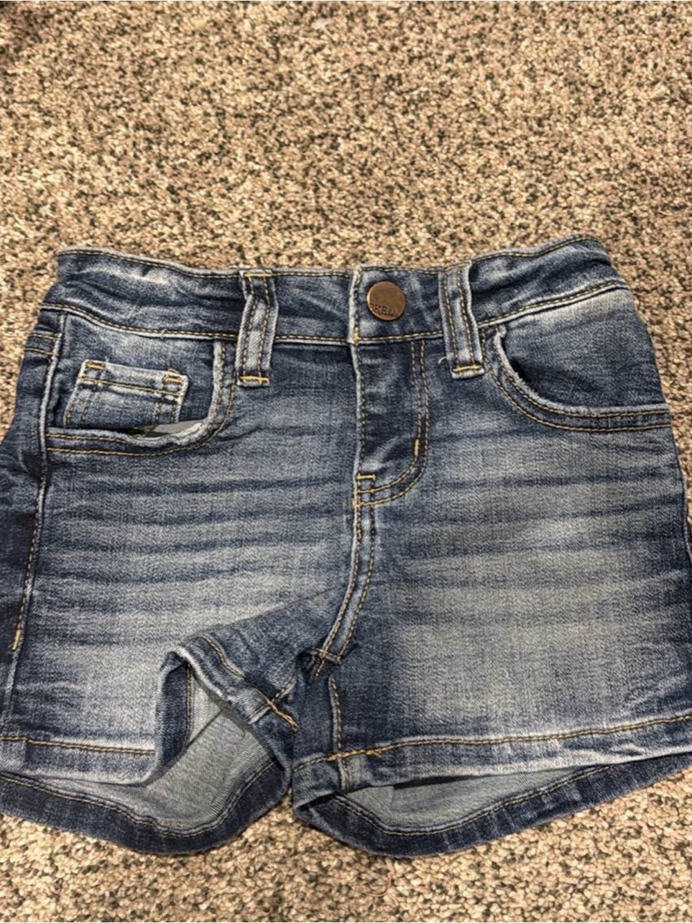 BKE Kids Blue Washed Denim Shorts